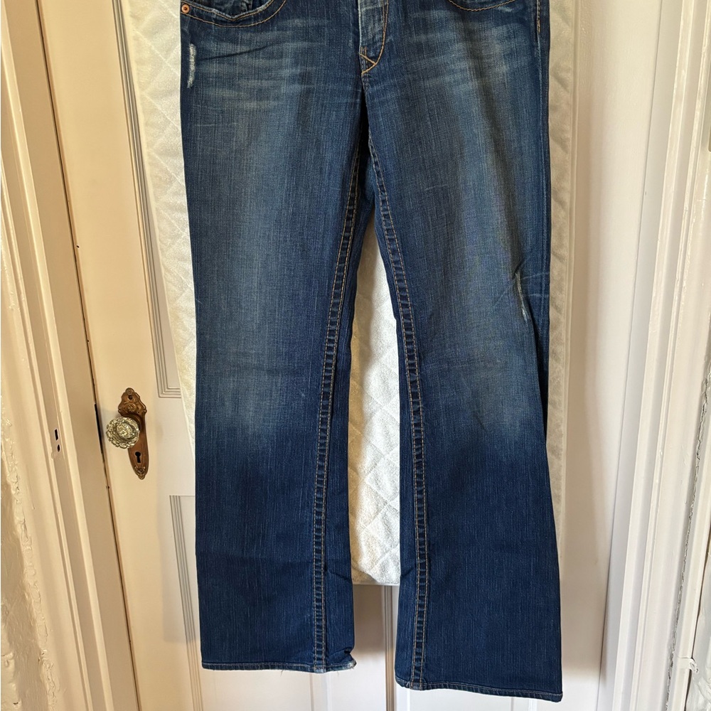 Big Star Blue Flare Wide Leg Jeans